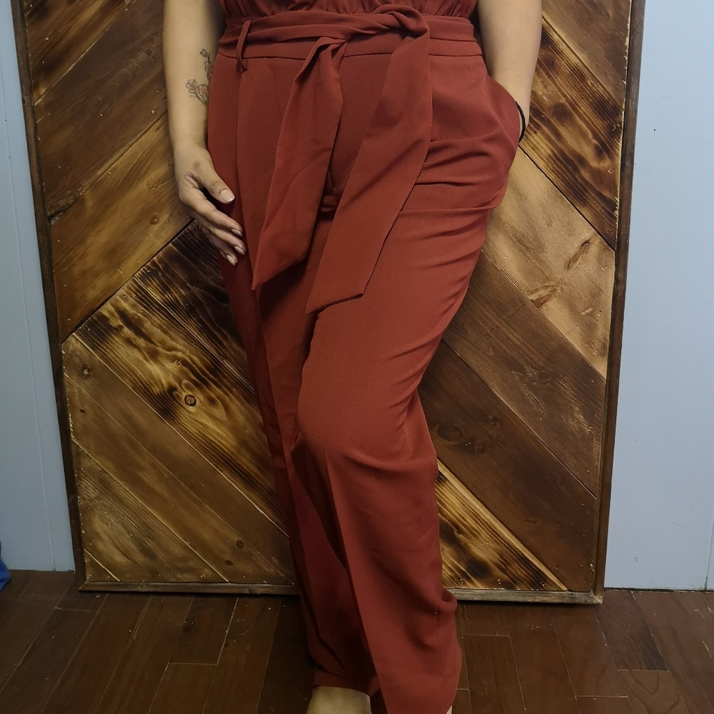 High waisted, wide leg, trouser pants